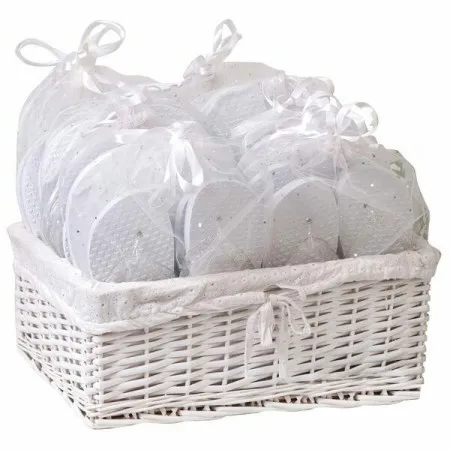 Infradito bianca per Matrimoni, centri benessere, spa, terme e alberghi