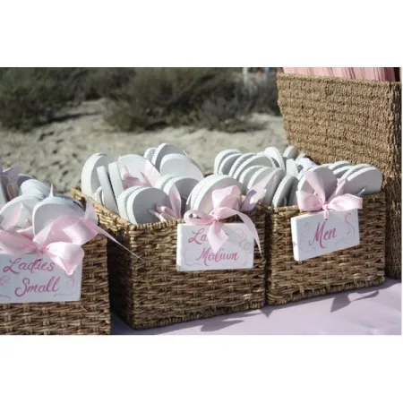 Infradito bianca per Matrimoni, centri benessere, spa, terme e alberghi